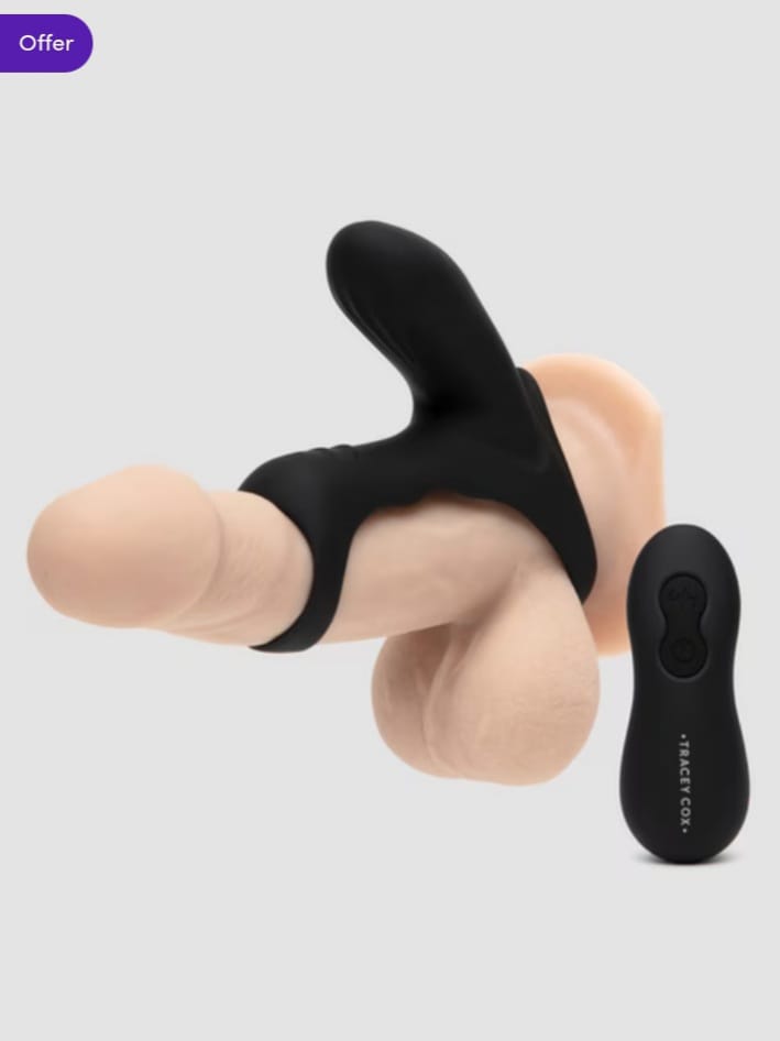 Tracey Cox EDGE Rechargeable Remote Control Penis Sleeve & Clitoral Stimulator